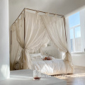 Linen floor standing mosquito net